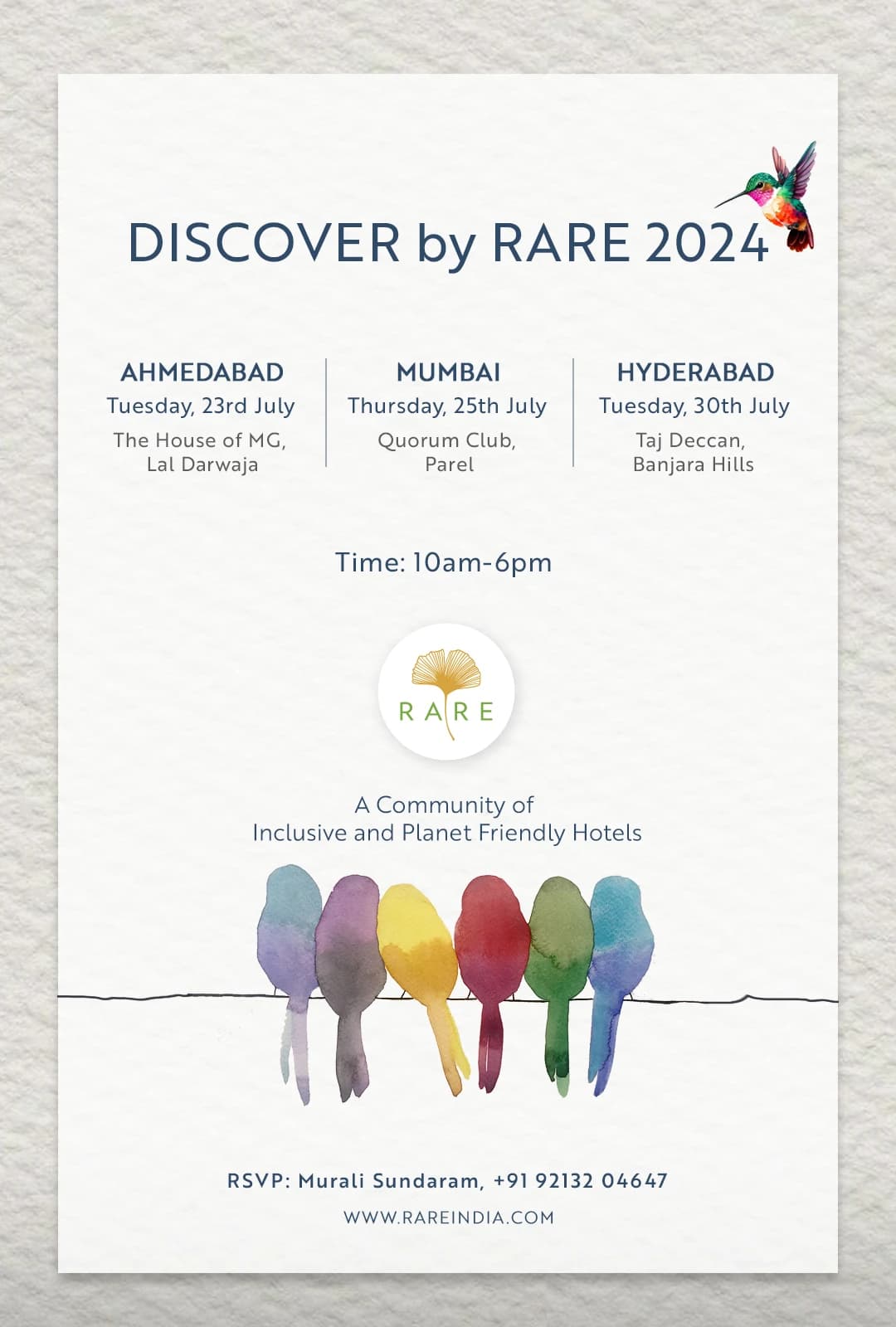 RARE at a curated travel gathering