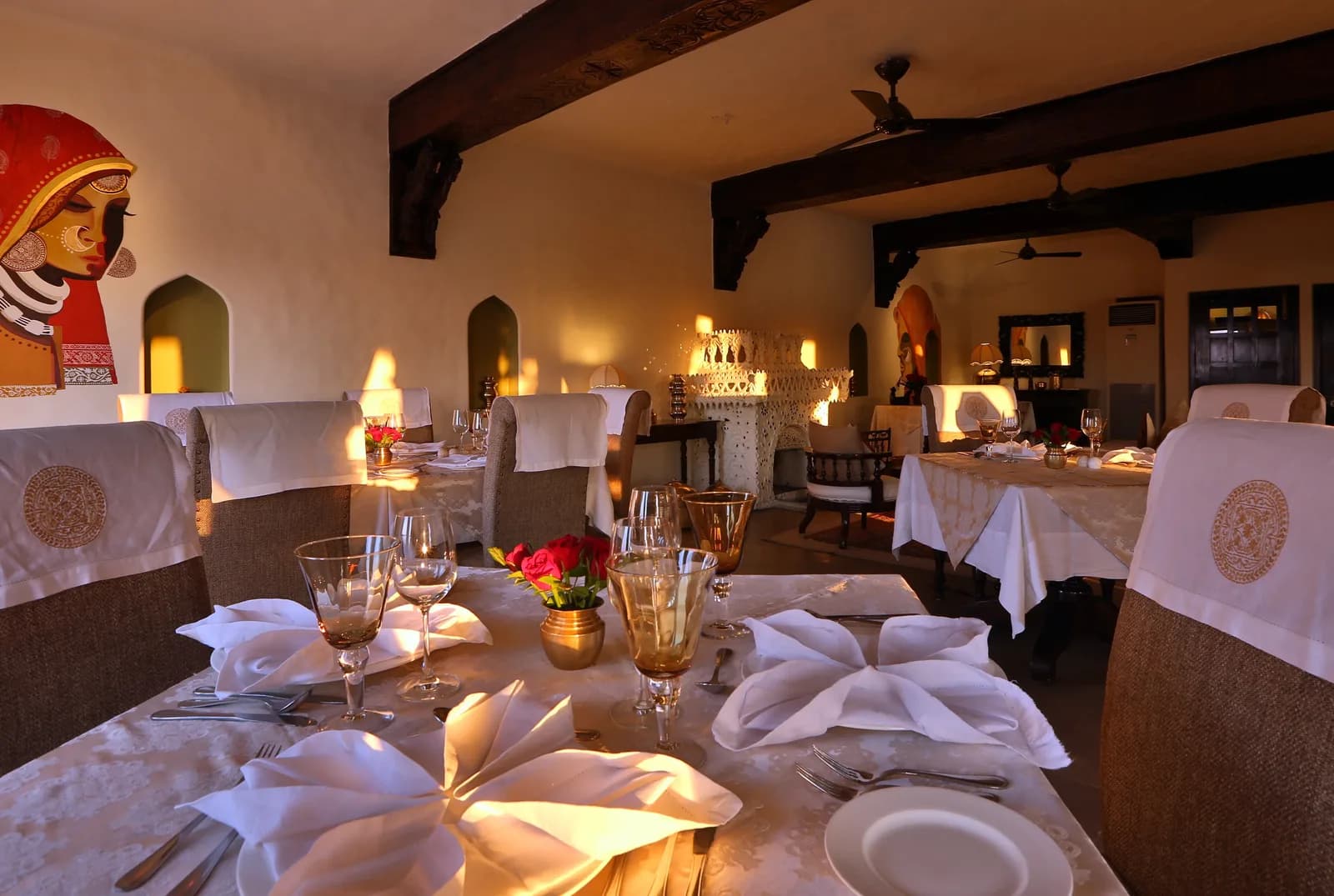 Dining at Mihir Garh